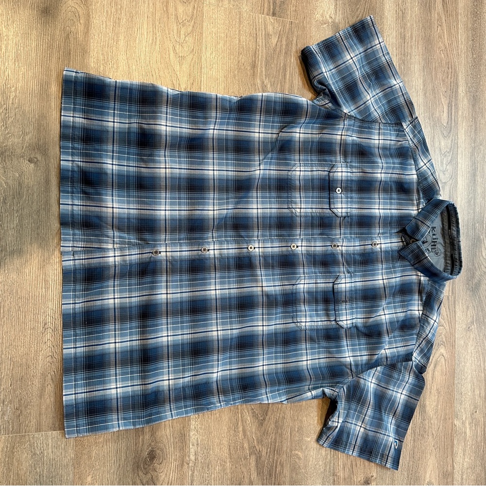 Men’s Kuhl Blue Plaid Shirt